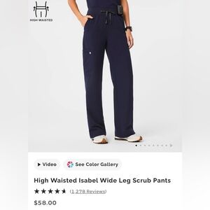 ISO Isabel Wide Leg Scrub Pants - Any color but the core ones. Size Small Tall